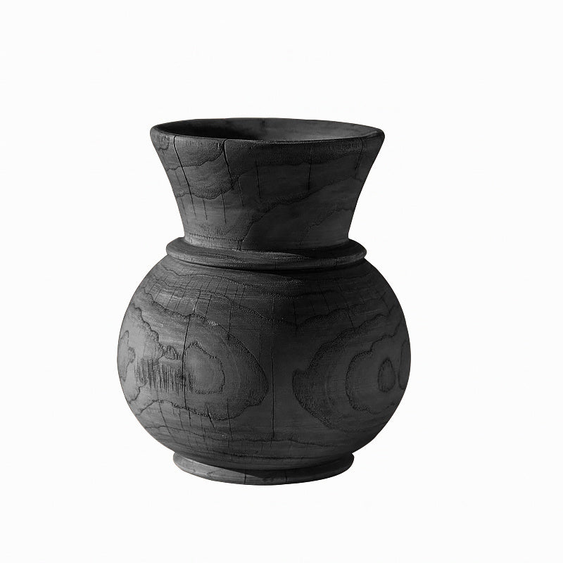 Creative Retro Wooden Vase Nordic
