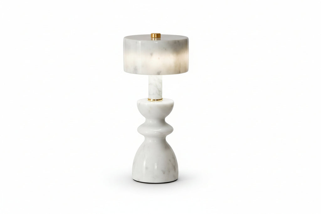 Jade Marble Touch Table Lamp