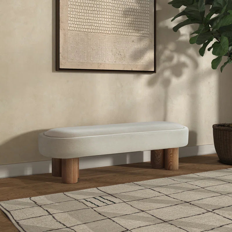 Sarro Boucle Upholstered Bench