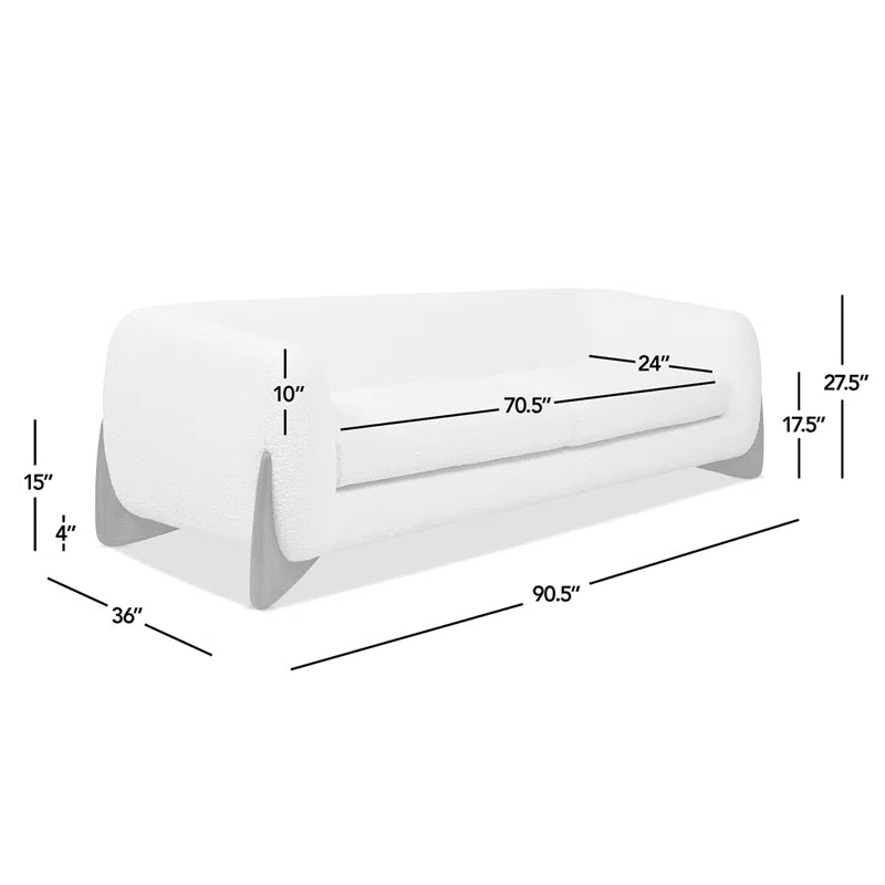 Amala 90.5'' Upholstered Sofa