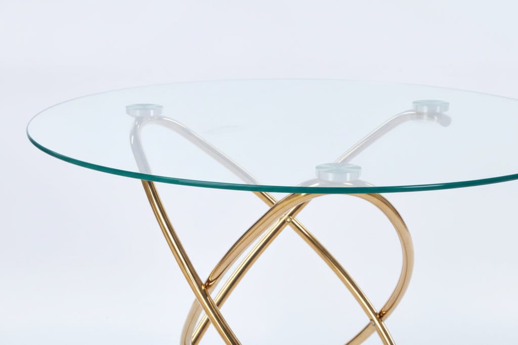 Kutchen Glass Spiral Table