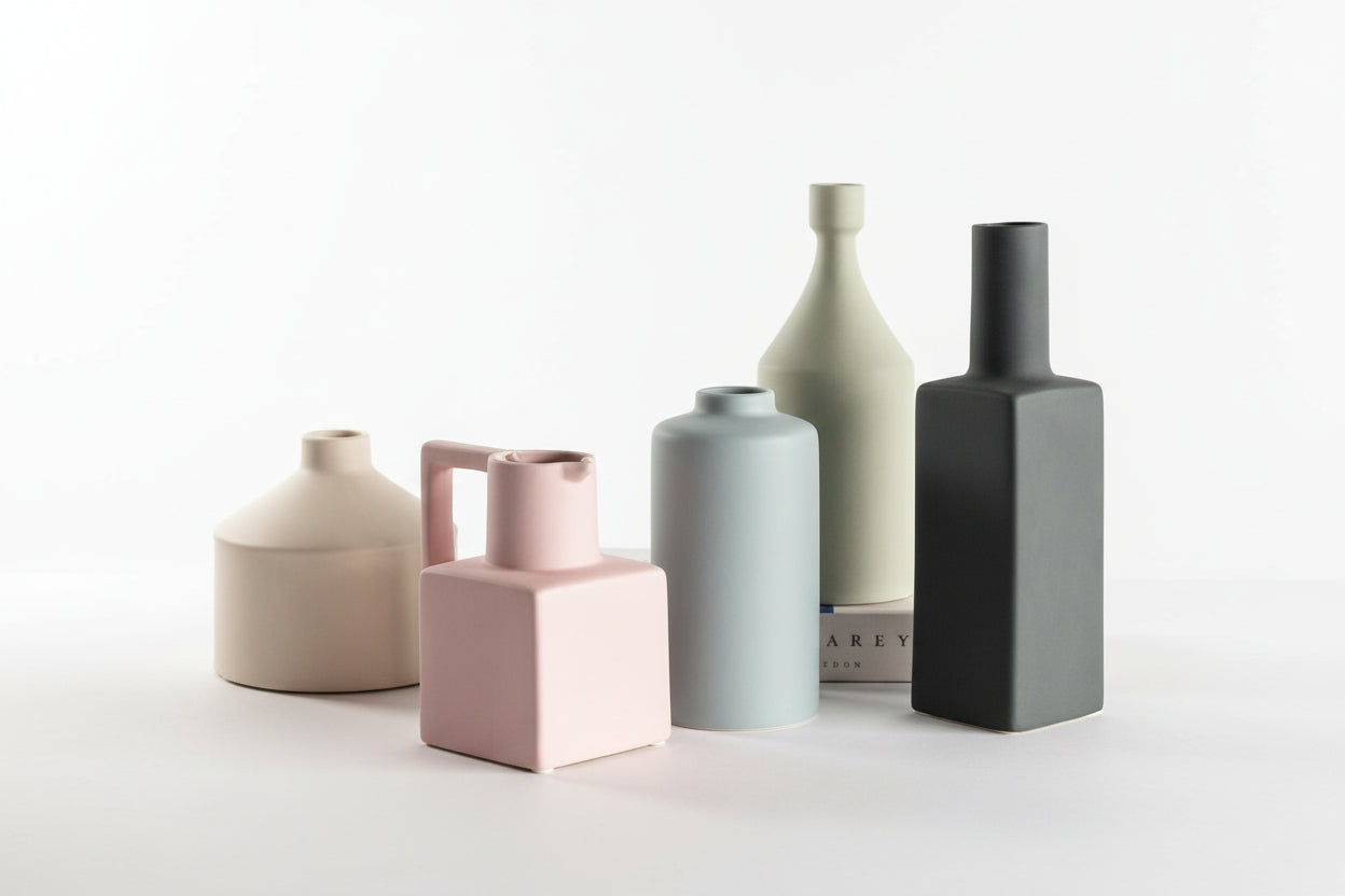 Geometric Irregular Morandi Vase
