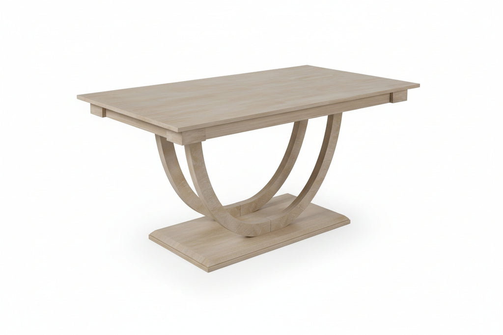 6-Piece Half-Round Wood Dining Set