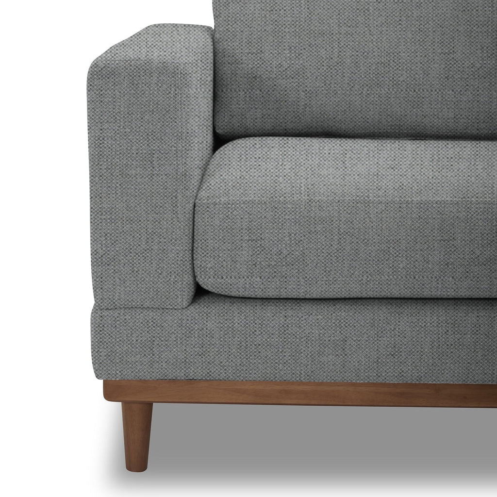 Springwood Wood Frame 83.46" Couch, Gray