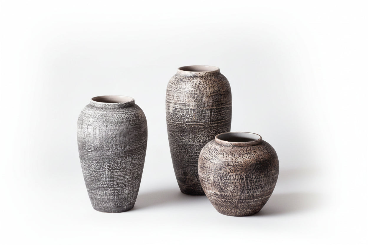 Retro Handmade Ceramic Vase