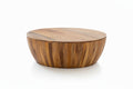Goa 36 In. Natural round Wood Top Coffee Table