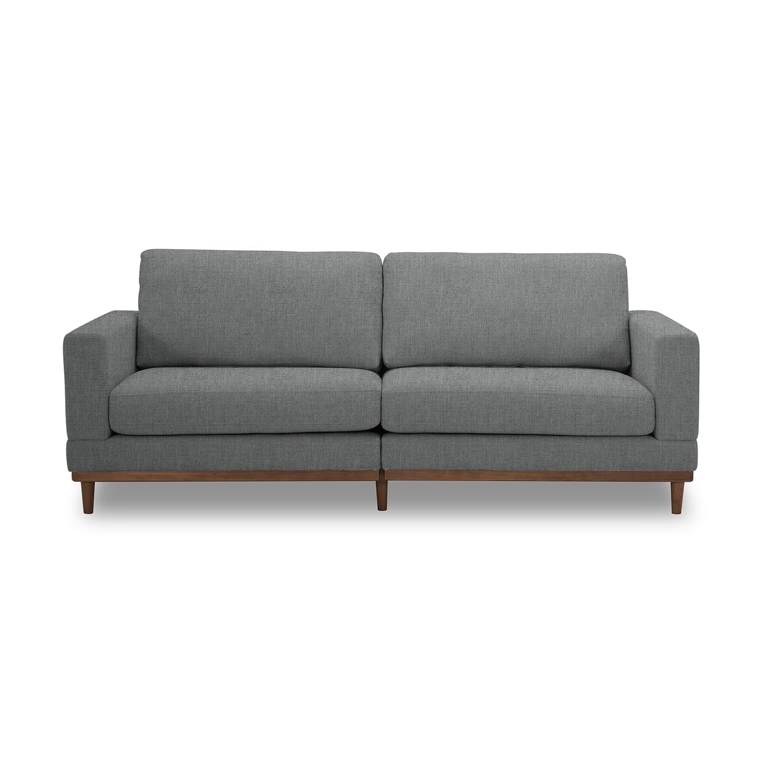 Springwood Wood Frame 83.46" Couch, Gray