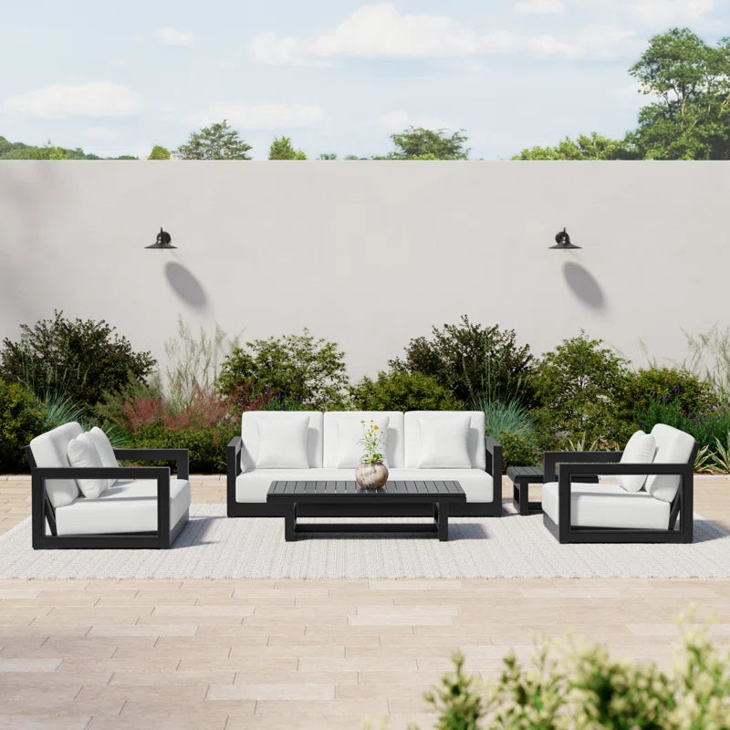 Melrose 5 Piece Sofa Seating Group with Cushions