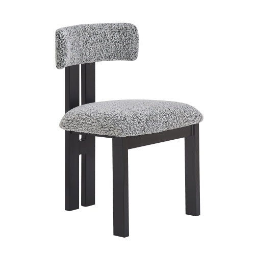 Upholstered Armless Dining Chairs with Metal Legs — Set of 2 | Modern & Stylish