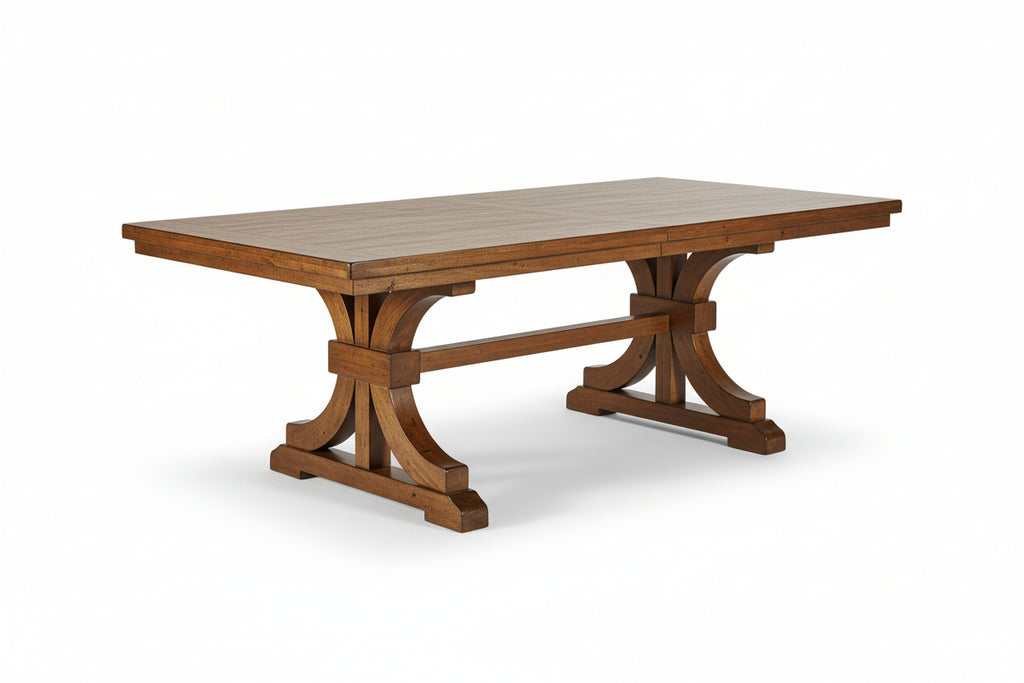 Oak Rubber Wood Dining Table