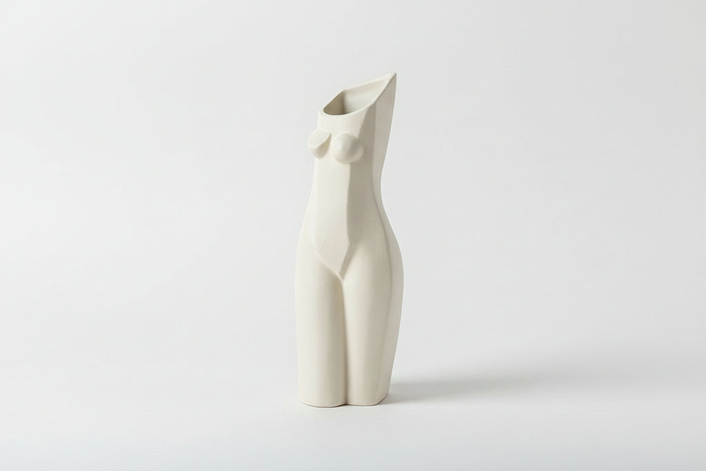 Female Body Geometry Vase