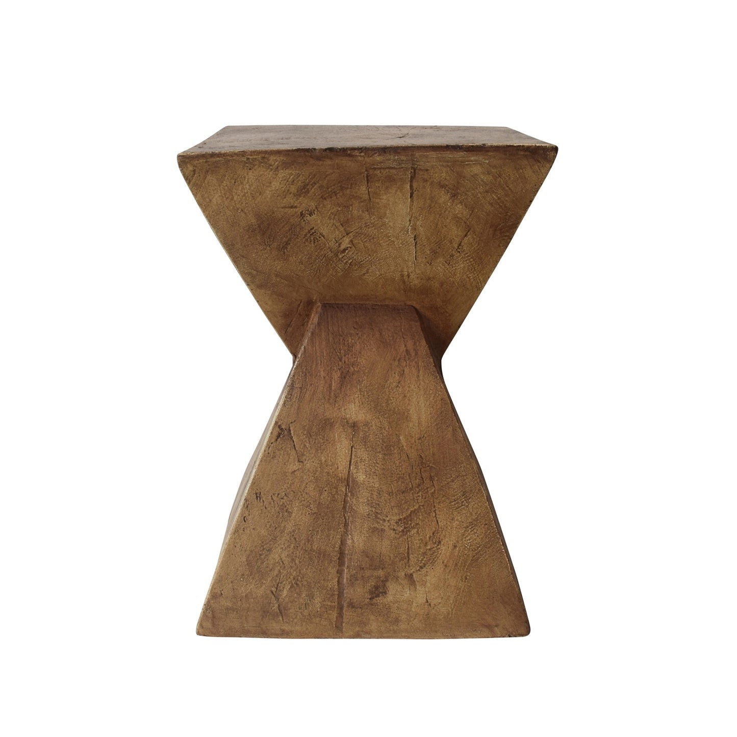 Tess Side Table — Hand-Painted Hourglass Accent Table | Seraph & Stone