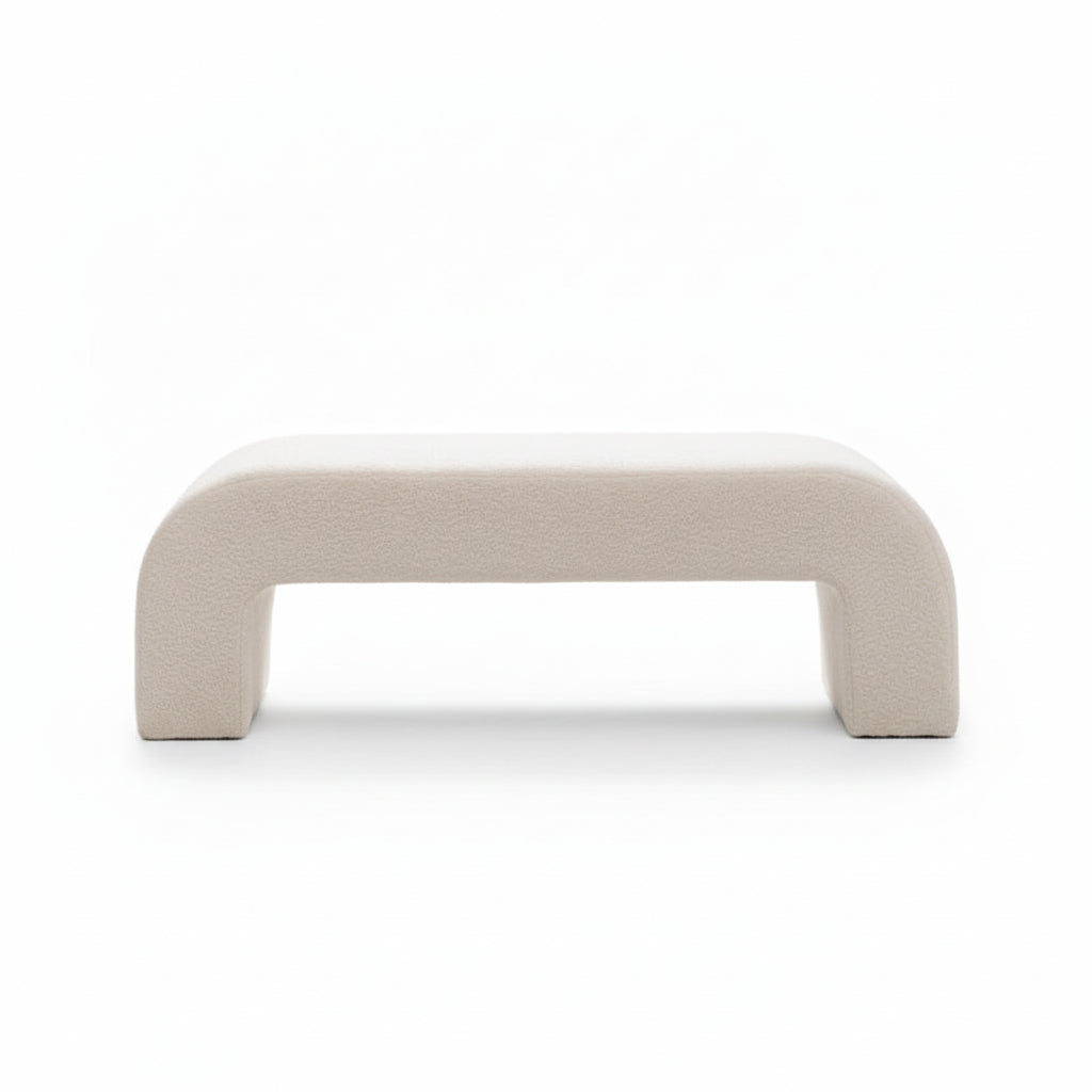 Lamb Velvet Living Room Sofa Bench