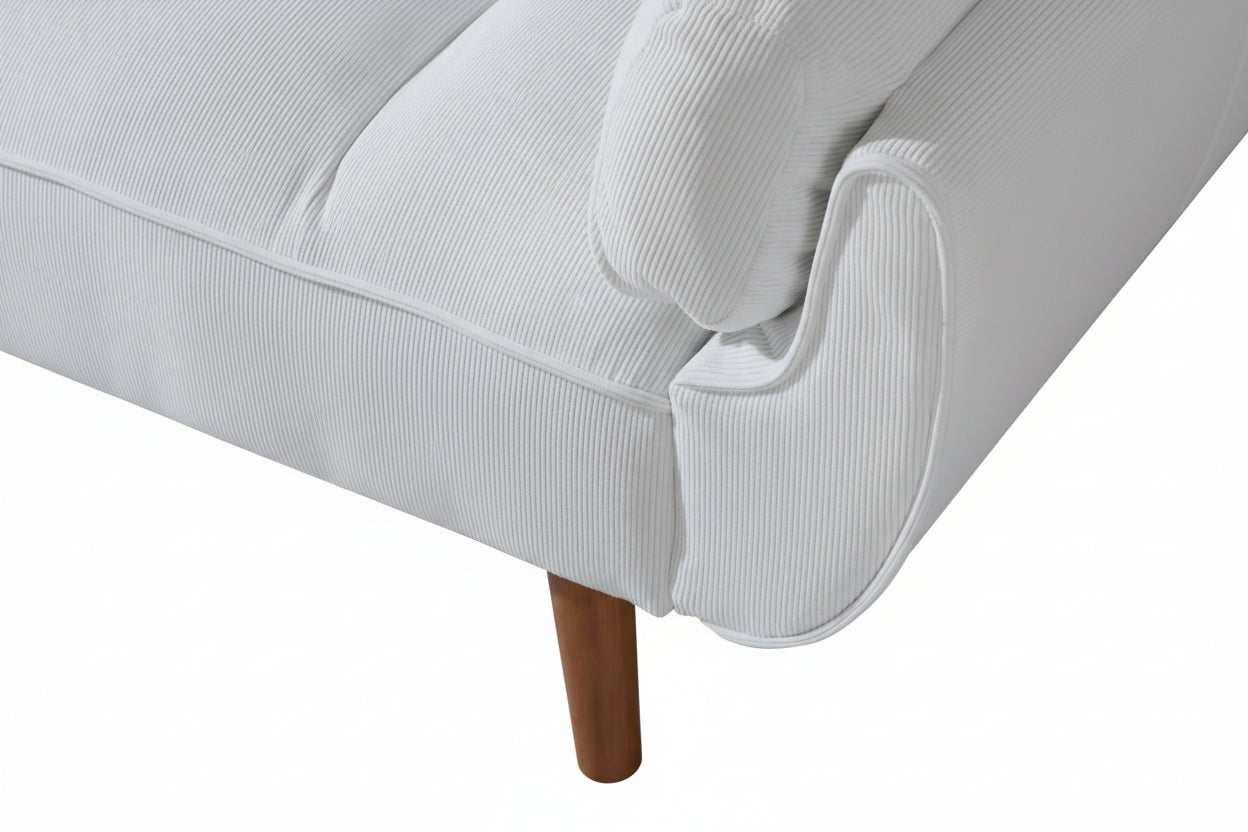 Corduroy Minimalist Comfort Sofa | Seraph & Stone