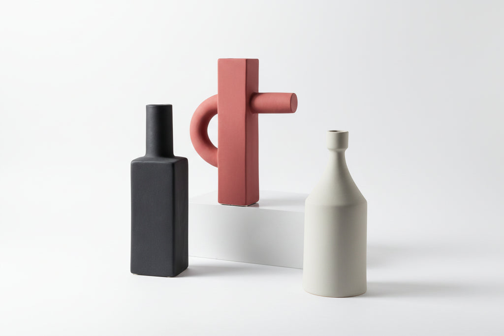 Geometric Irregular Morandi Vase