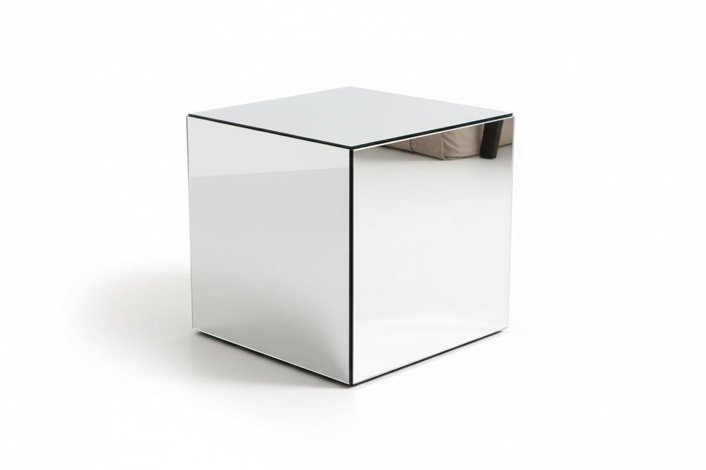 Mirror Acrylic Cube Coffee Table