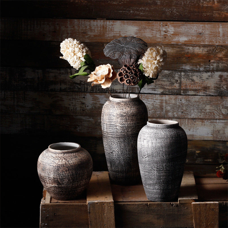 Retro Ceramic Floor-standing Large Vase