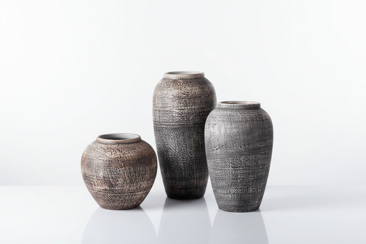 Retro Handmade Ceramic Vase