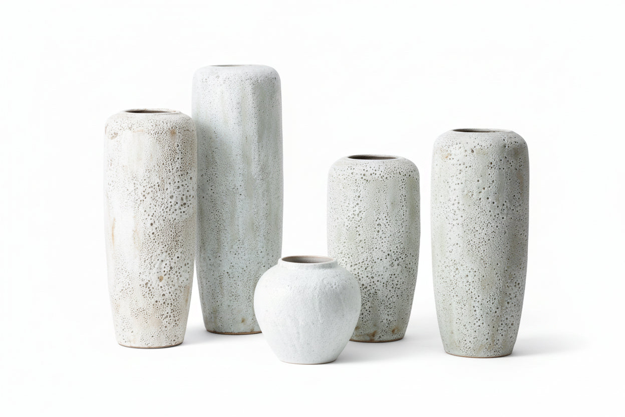 Hand-made Bump Ceramic Vase