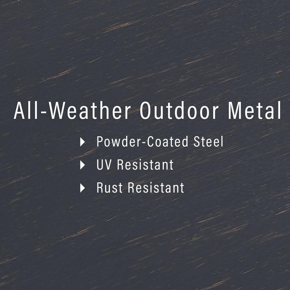 Kaplan 2-Piece Metal Patio Outdoor Seating Set with Oatmeal Cushion - 2-Outdoor Chairs