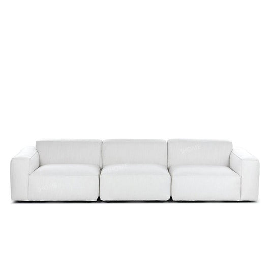 Modern Velvet L-Shaped Sofa Combination “Tofu Piece” — Senior Three & Four Sizes