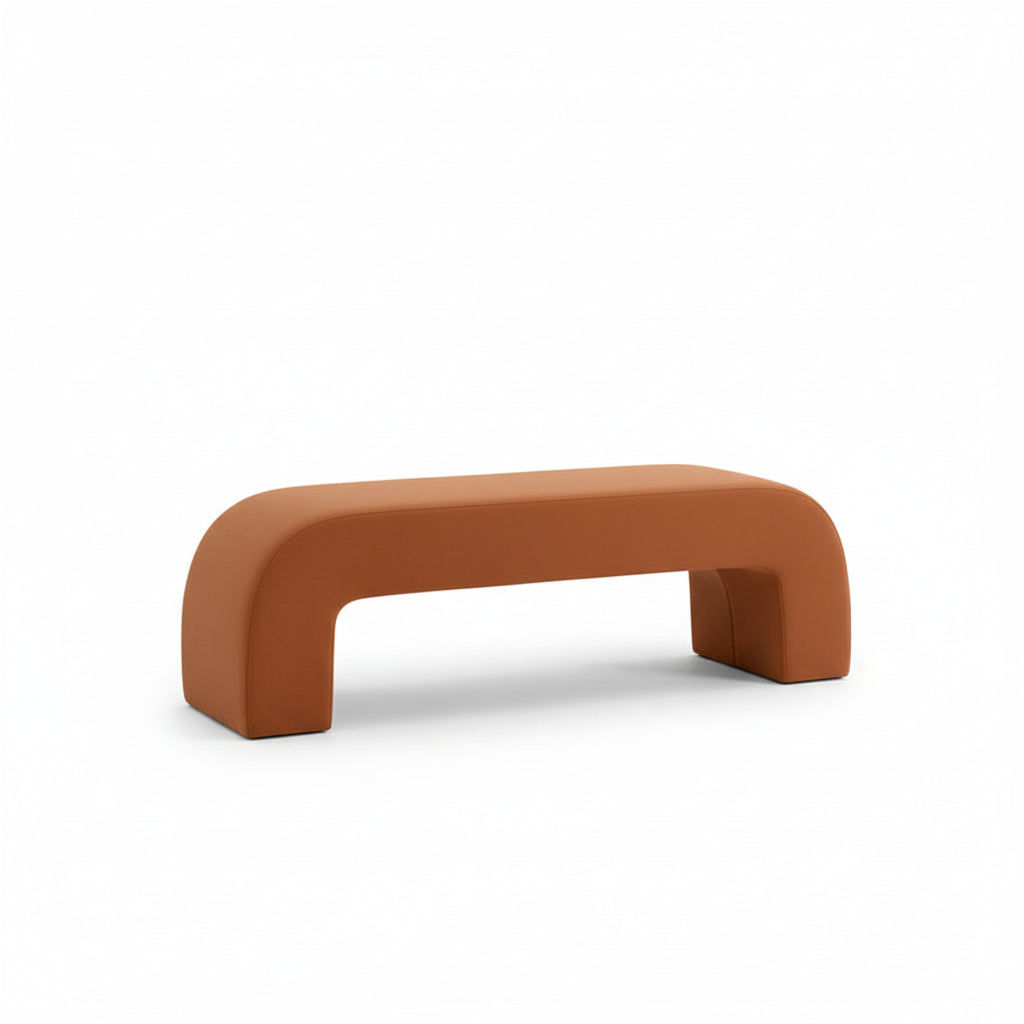 Lamb Velvet Living Room Sofa Bench