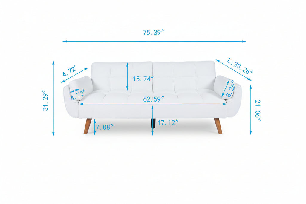 Corduroy Minimalist Comfort Sofa | Seraph & Stone