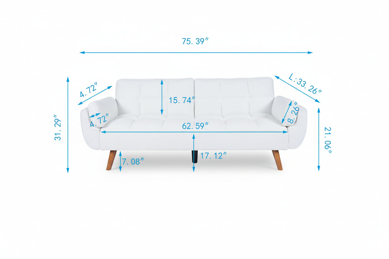 Corduroy Minimalist Comfort Sofa | Seraph & Stone