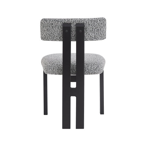 Upholstered Armless Dining Chairs with Metal Legs — Set of 2 | Modern & Stylish