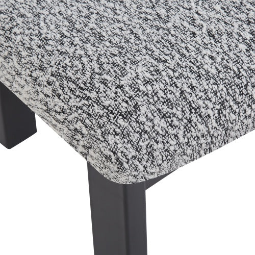 Upholstered Armless Dining Chairs with Metal Legs — Set of 2 | Modern & Stylish