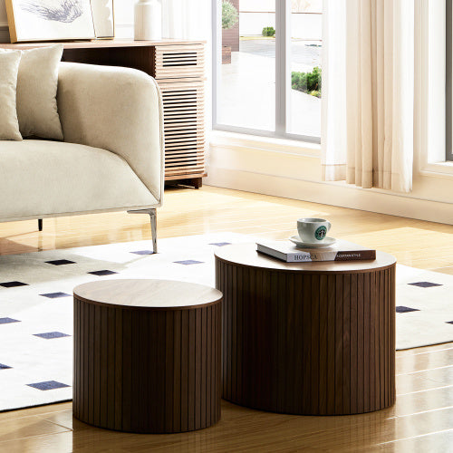 Round Coffee Table — Sleek Circular Design