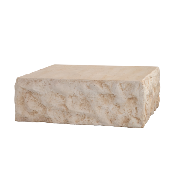 Vintage Faux Stone Mid-Century Round Centre Coffee Table