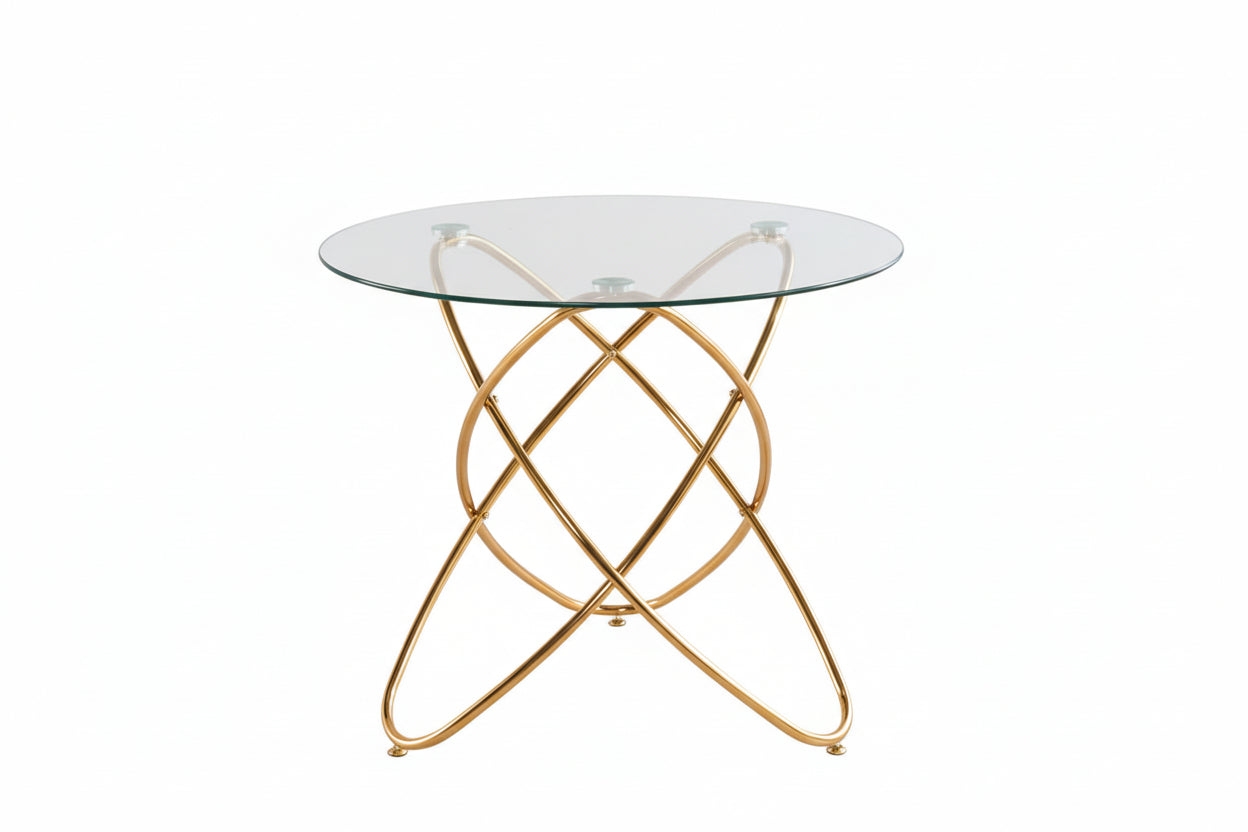Kutchen Glass Spiral Table
