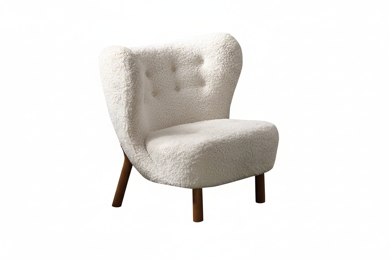 Bouclé Lounge Chair