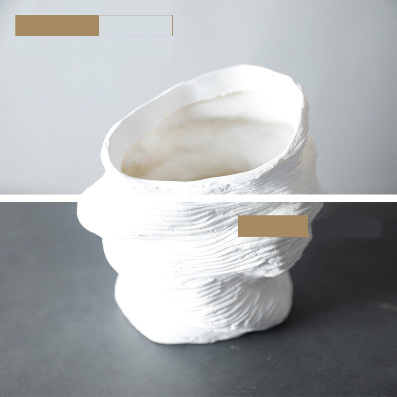 White home living room simple new vase