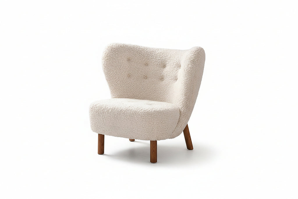Bouclé Lounge Chair