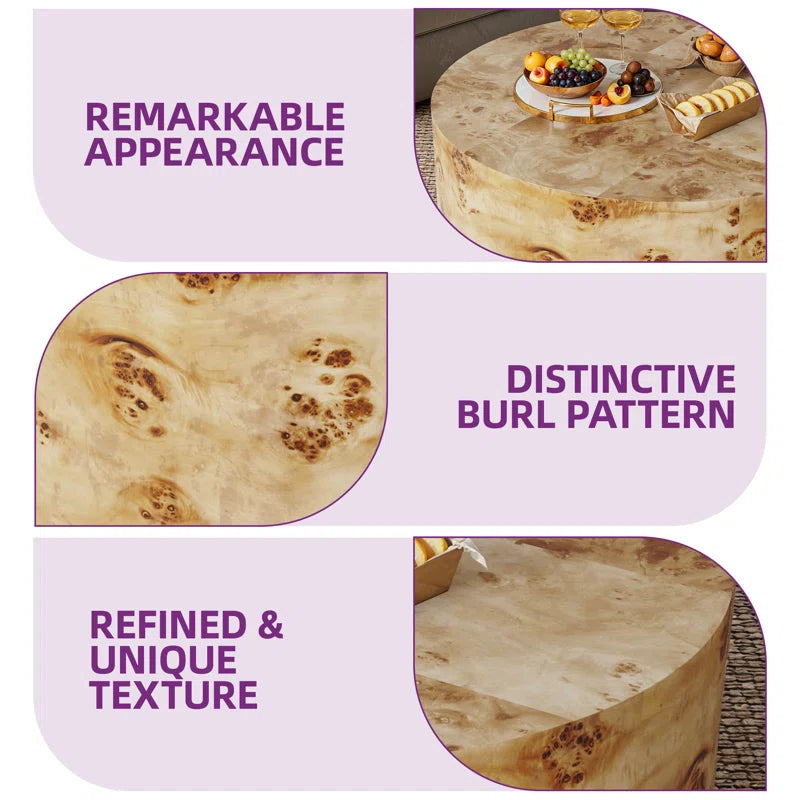 Kylie Burl Wood Coffee Table