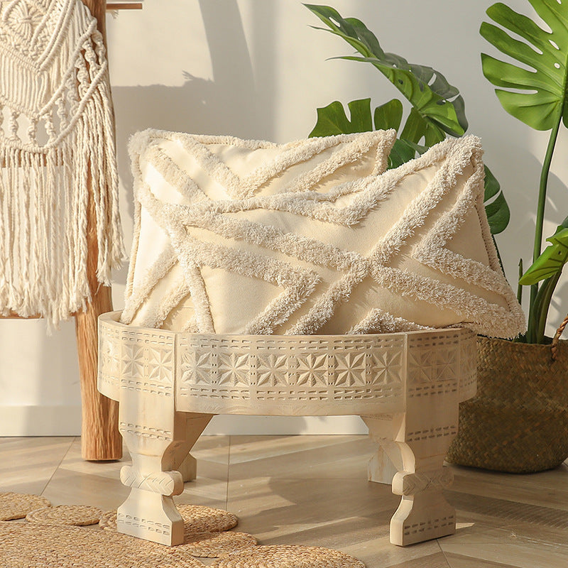 Tassel Tufted Pillow Decoration Cushion Cover
