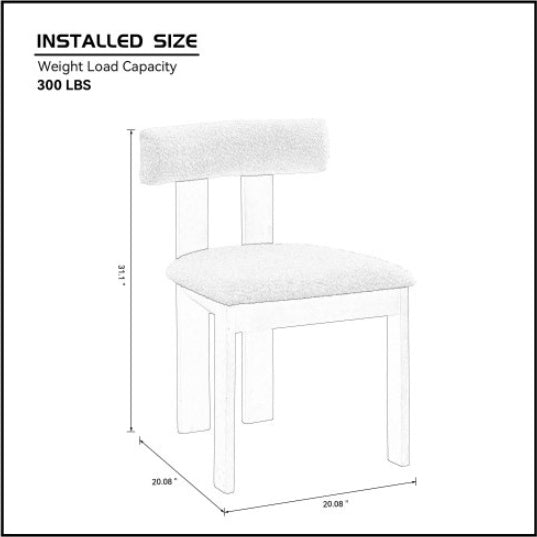 Set Of 2 Wooden Dining Chairs