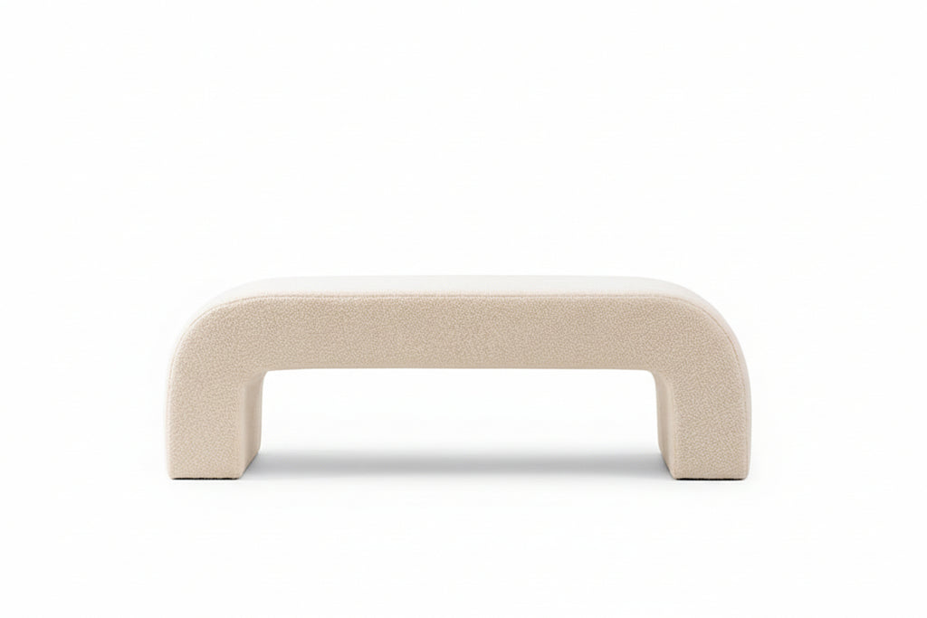 Lamb Velvet Living Room Sofa Bench