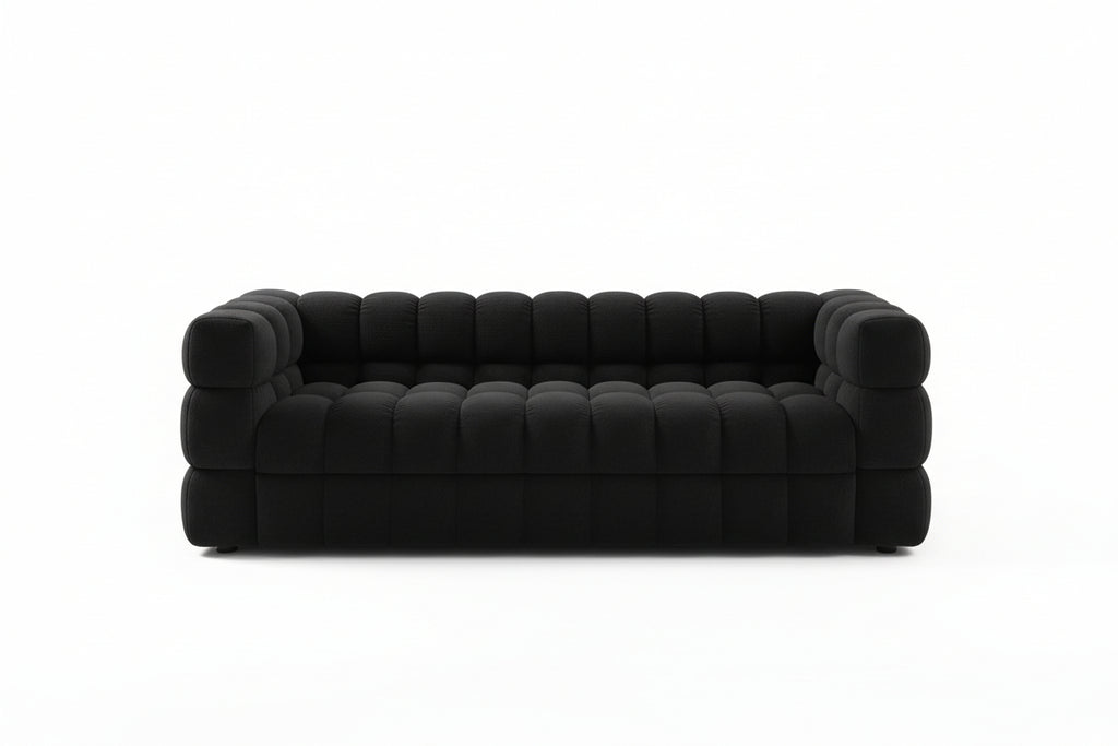 3-Seater Marshmallow Bouclé Sofa