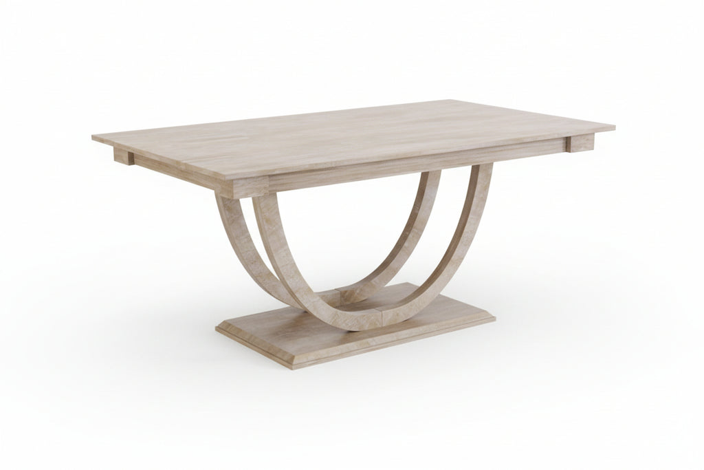 6-Piece Half-Round Wood Dining Set