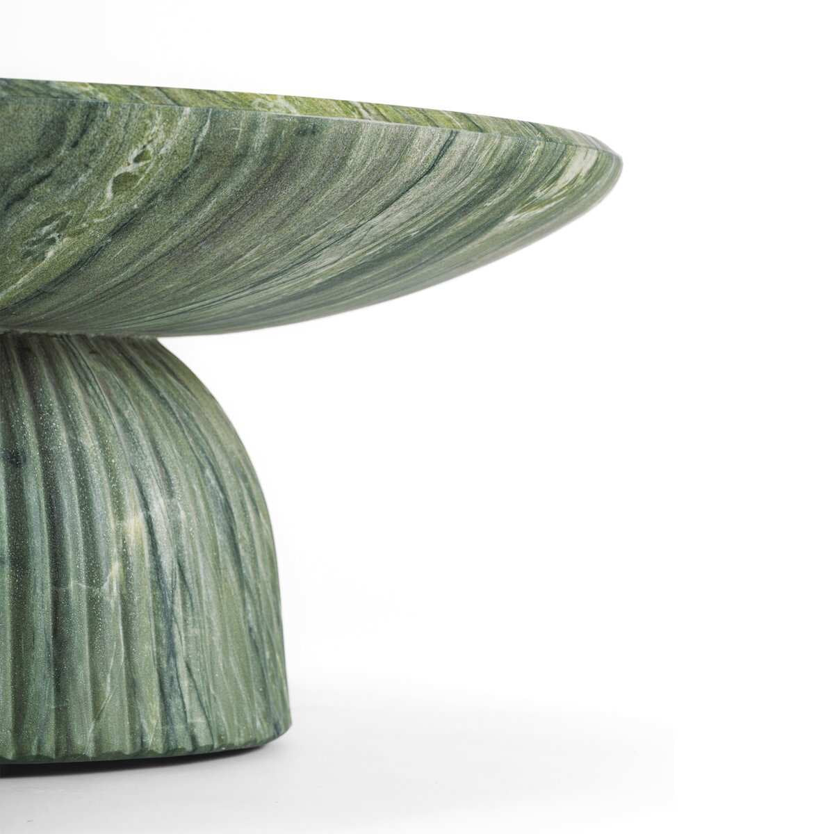 Maddox Single round Coffee Table Stone Marble Effect