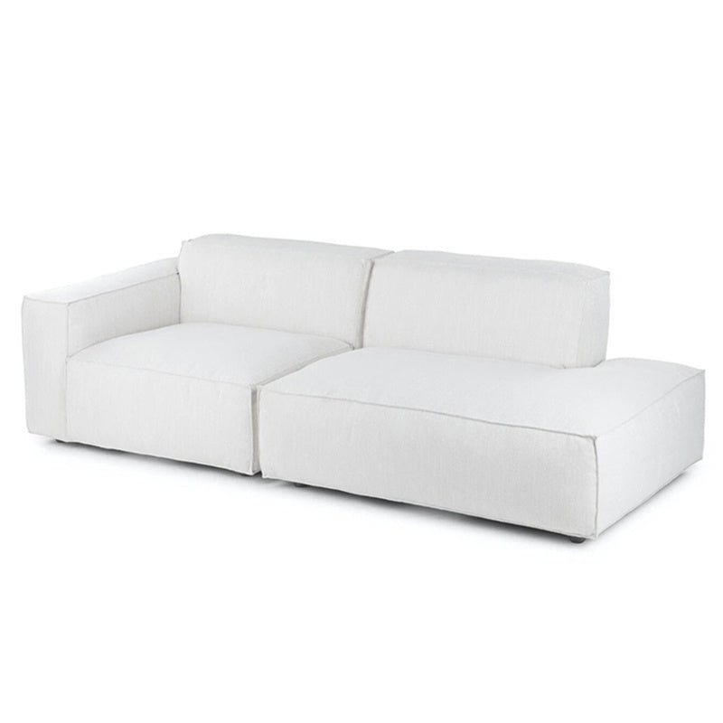 Modern Velvet L-Shaped Sofa Combination “Tofu Piece” — Senior Three & Four Sizes