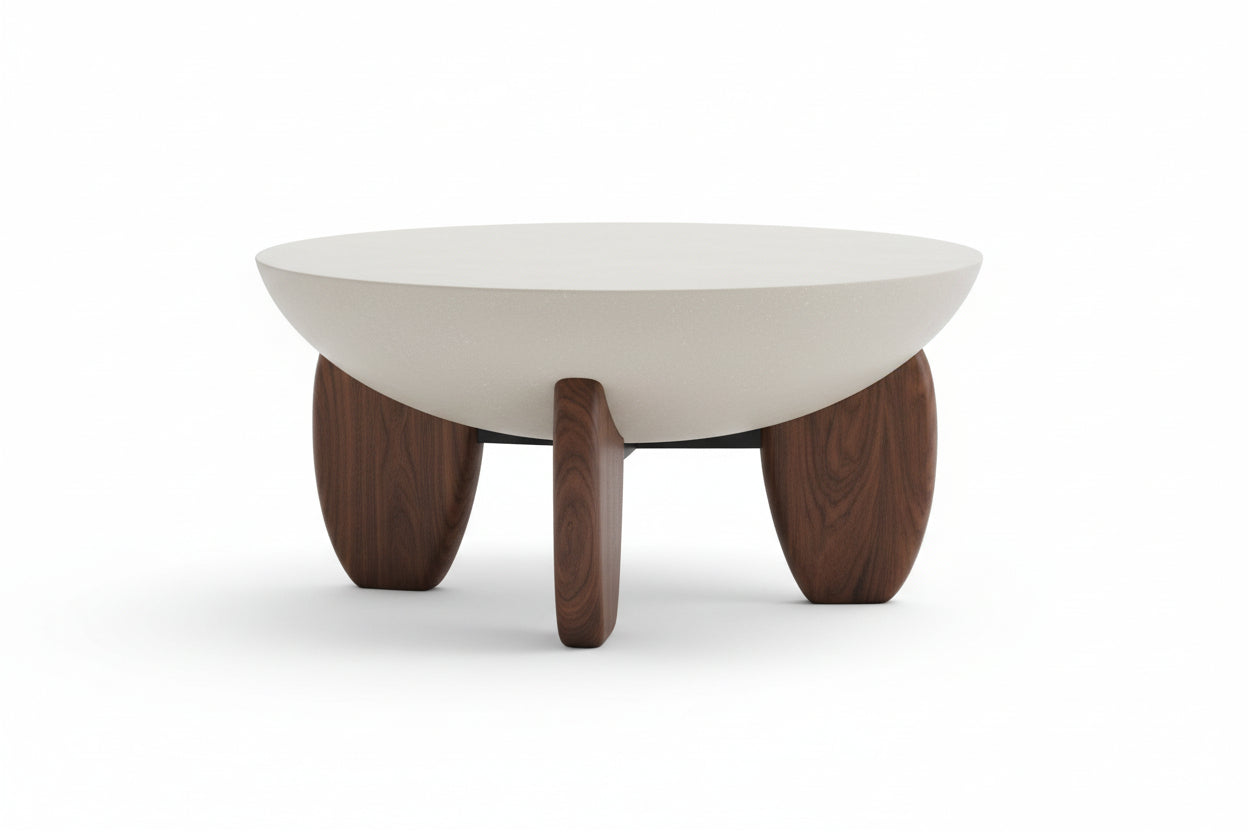 Solid Wood Coffee Table Center Table