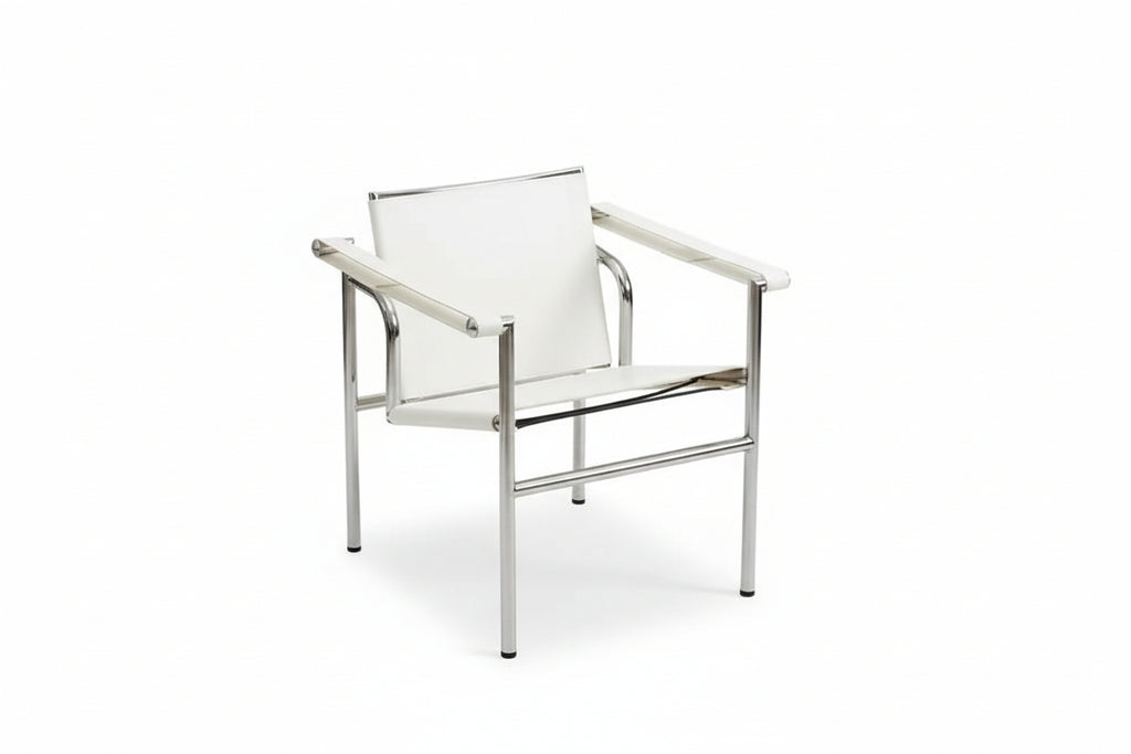 Le Corbusier Italian Style Single Sofa Chair Designer Vintage Single Chair Stainless Steel Leisure Chair