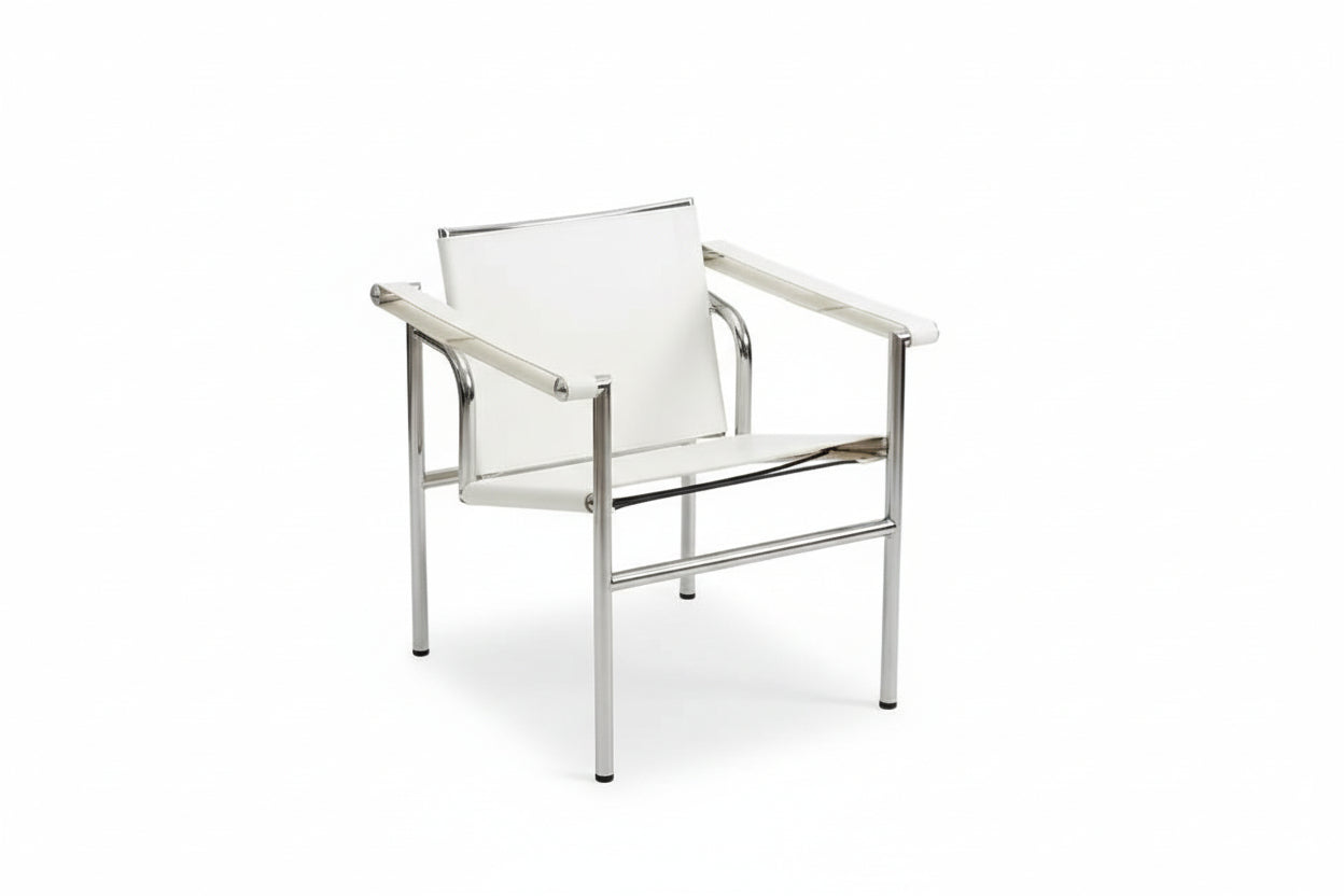 Le Corbusier Italian Style Single Sofa Chair Designer Vintage Single Chair Stainless Steel Leisure Chair