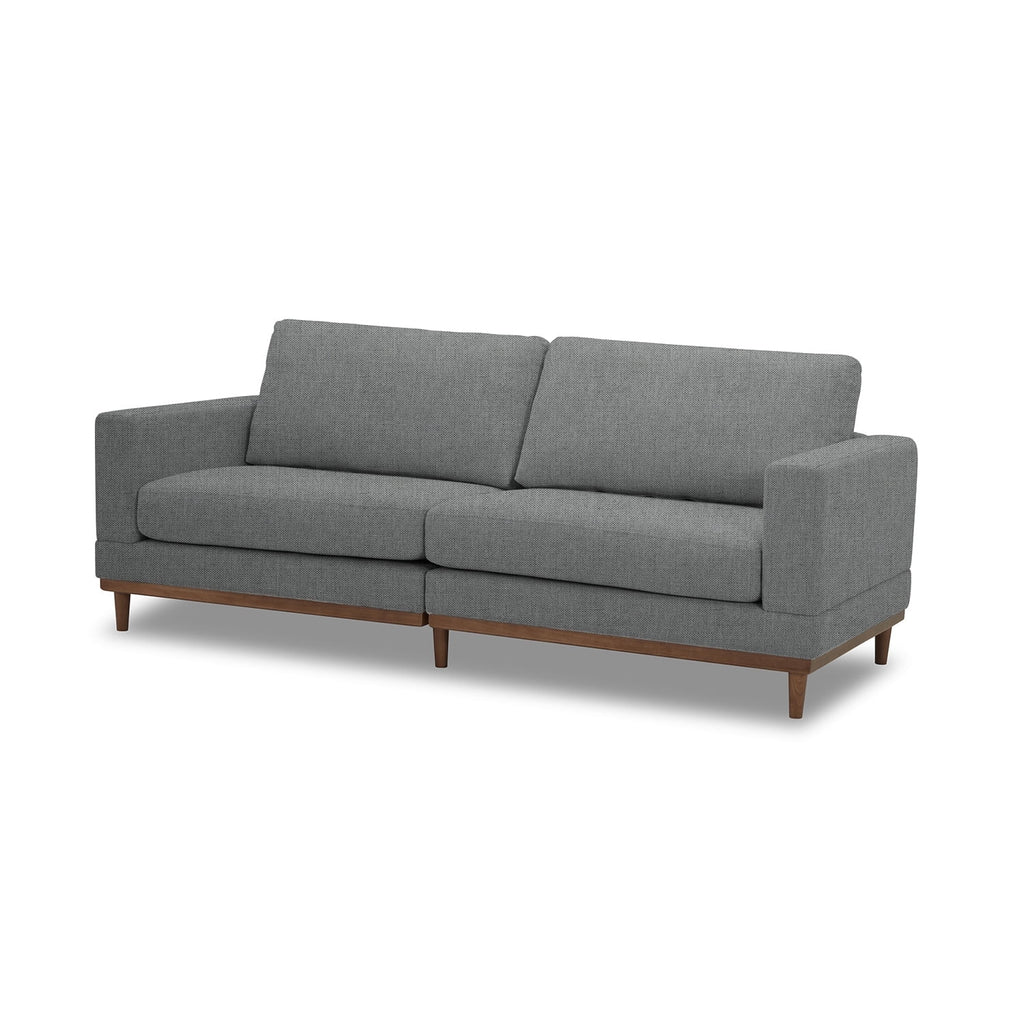 Springwood Wood Frame 83.46" Couch, Gray
