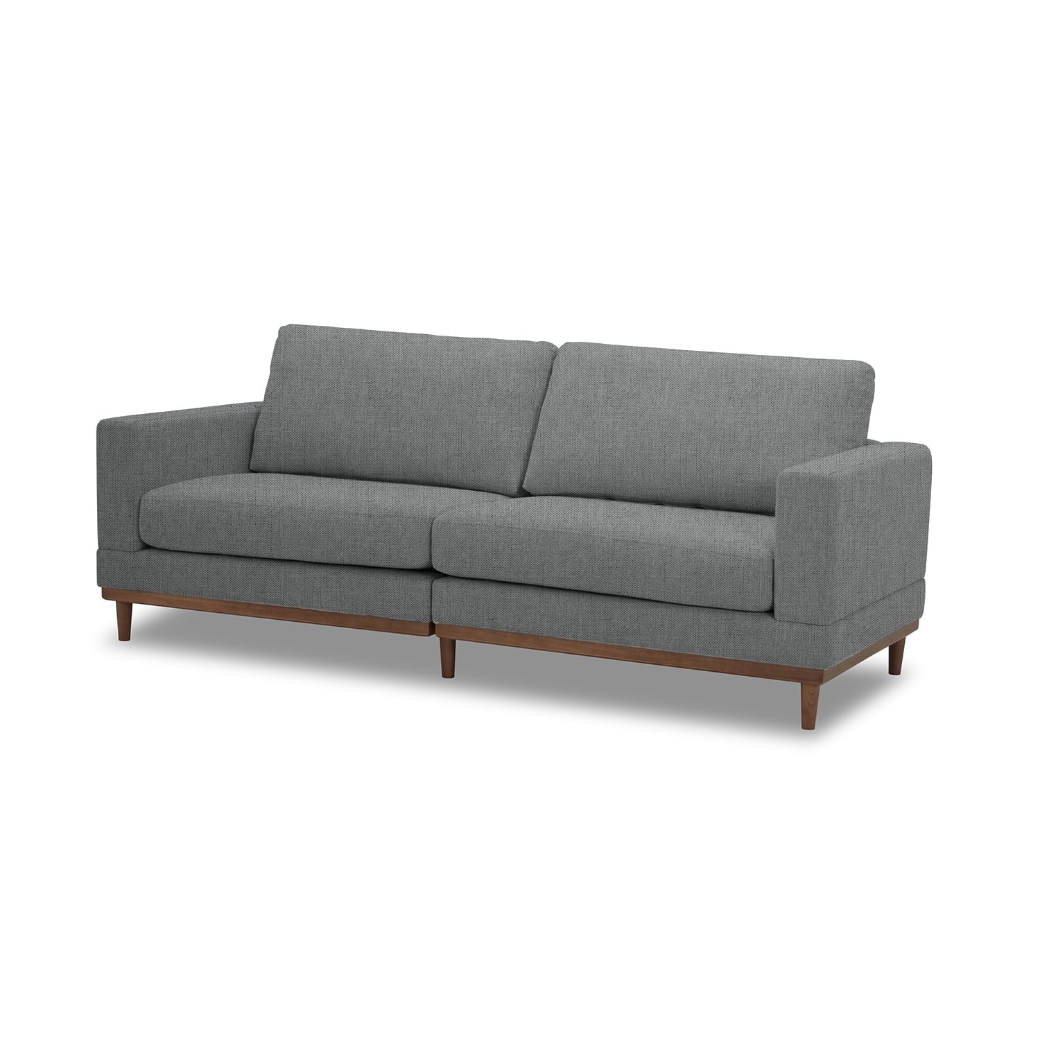 Springwood Wood Frame 83.46" Couch, Gray