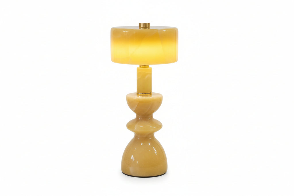 Jade Marble Touch Table Lamp